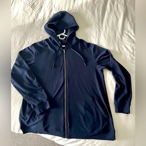 Cozy Earth Bamboo Full Zip Hoodie -*Navy
Was $185 -worn twice Perfect condition